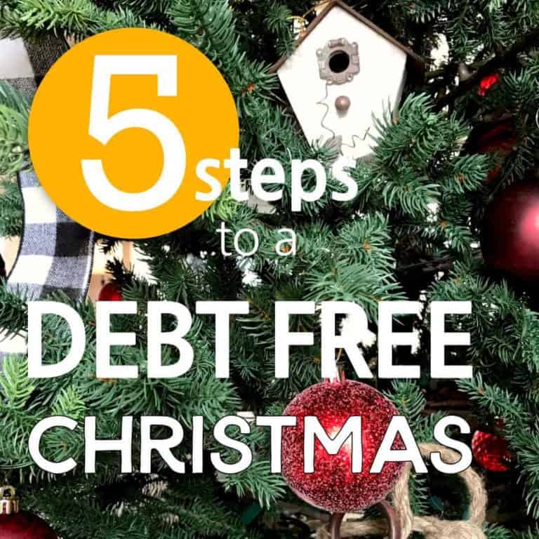 5 Steps To A Debt Free Christmas