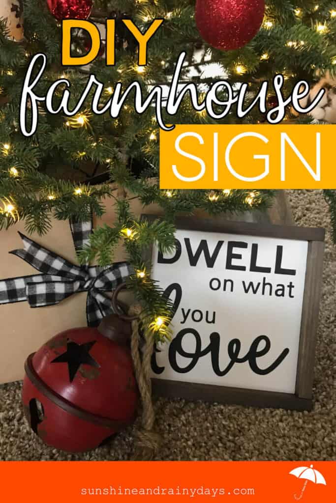Farmhouse Wood Sign DIY
