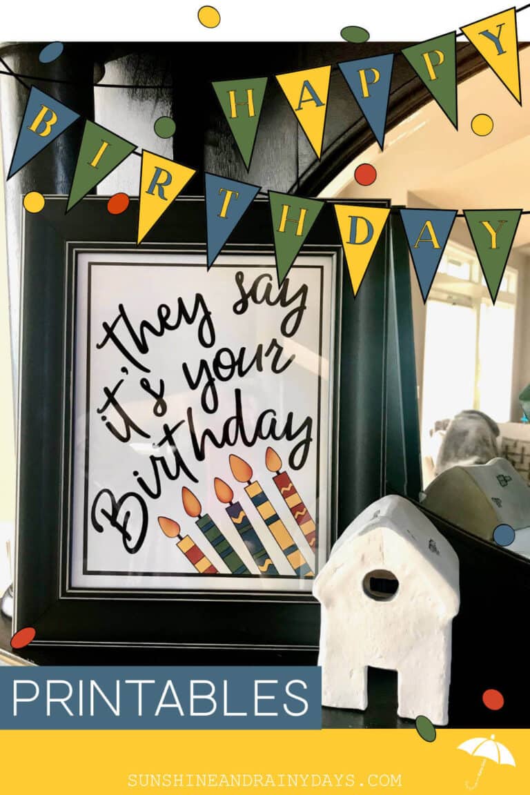 Happy Birthday Sign You Can Print At Home