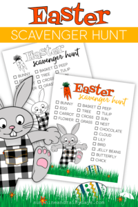 Easter Scavenger Hunt - Sunshine and Rainy Days