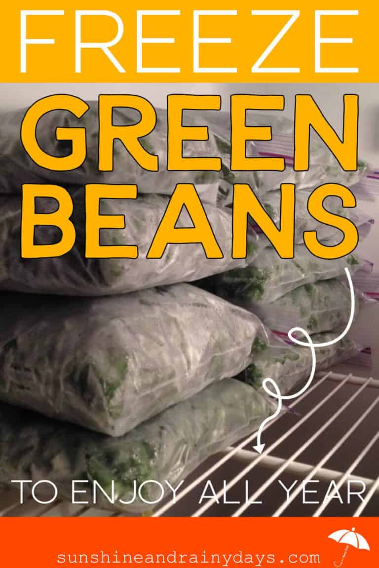 How To Freeze Green Beans