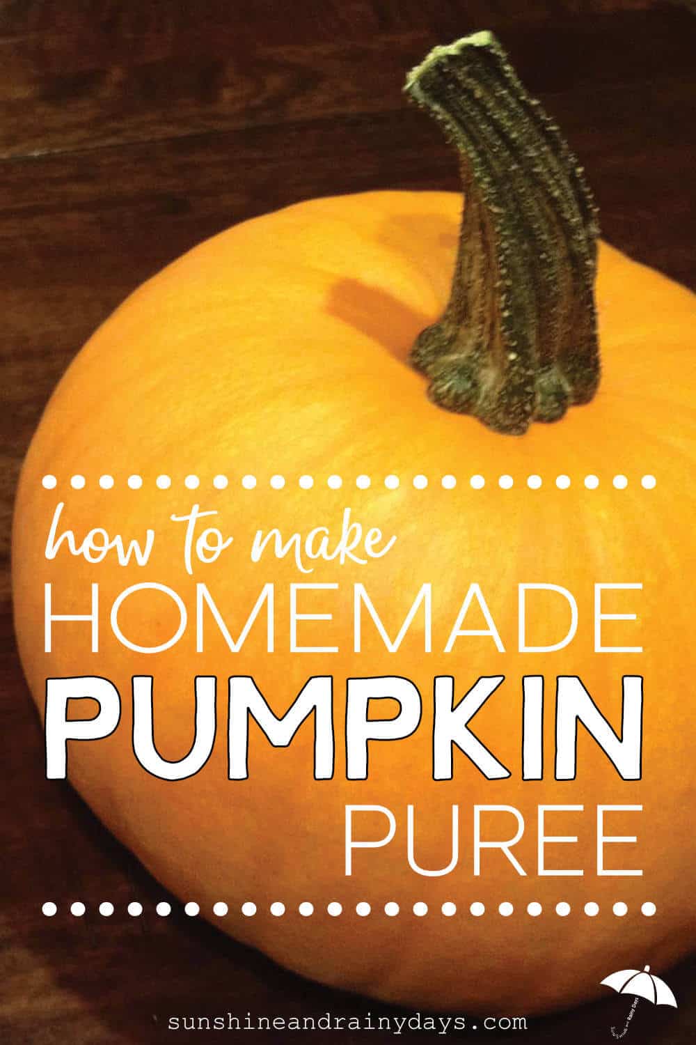 How To Make Your Own Pumpkin Puree