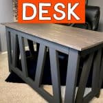 DIY Truss Desk