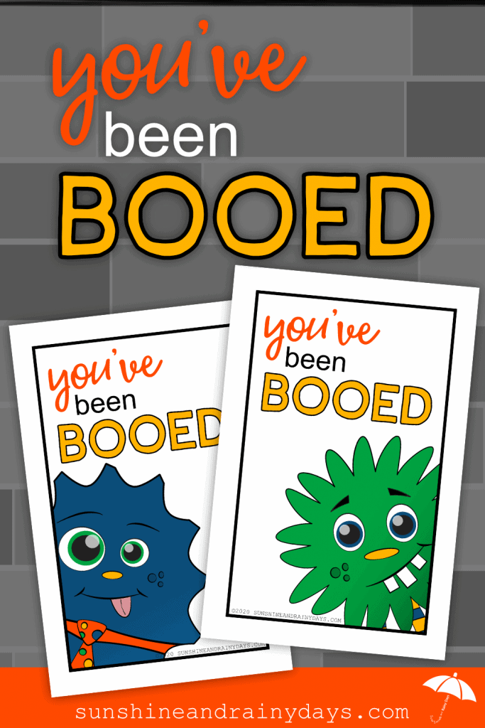 You've Been BOOed Printable