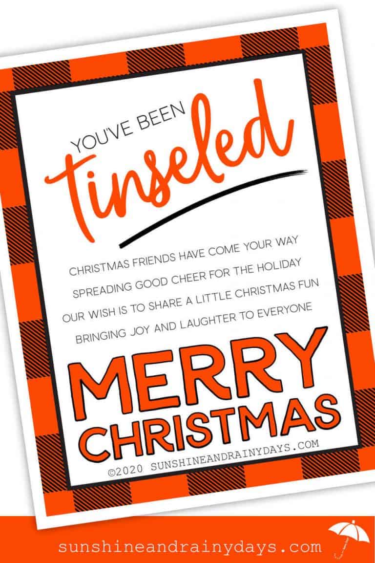 You’ve Been Tinseled Printable