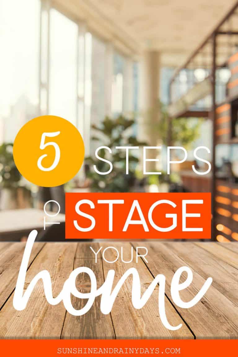 5 Steps To Stage Your Home