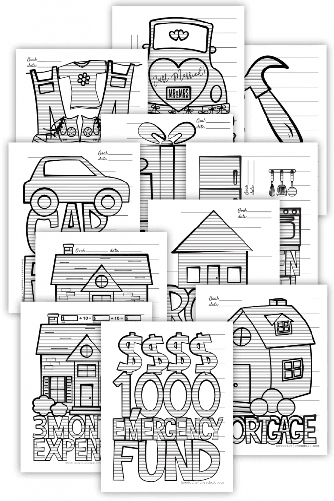 Sinking Fund Charts Printables