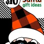 Dirty Santa with the words: $10 Dirty Santa Gift Ideas