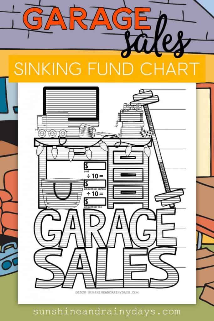 Garage Sales Sinking Fund Chart