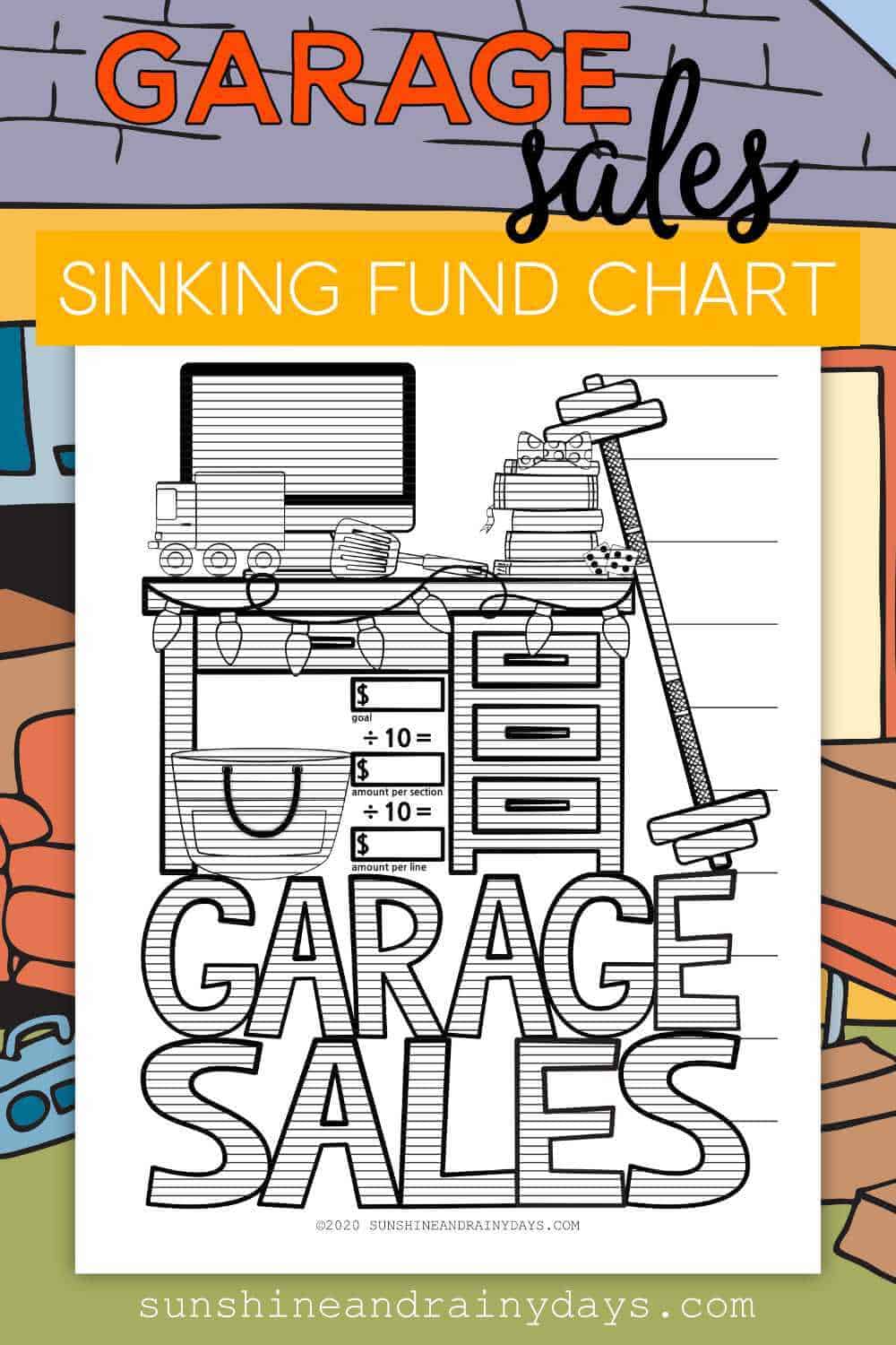 Garage Sales Sinking Fund Chart