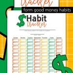 Money Habit Tracker Printable