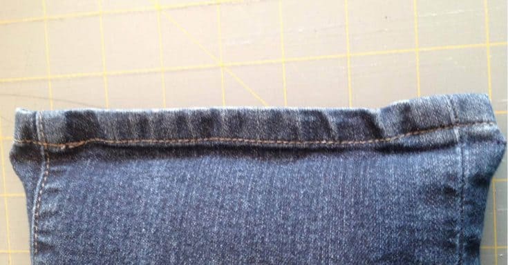 How To Make A Flax Seed Heating Bag Out Of Old Jeans - Sunshine and ...