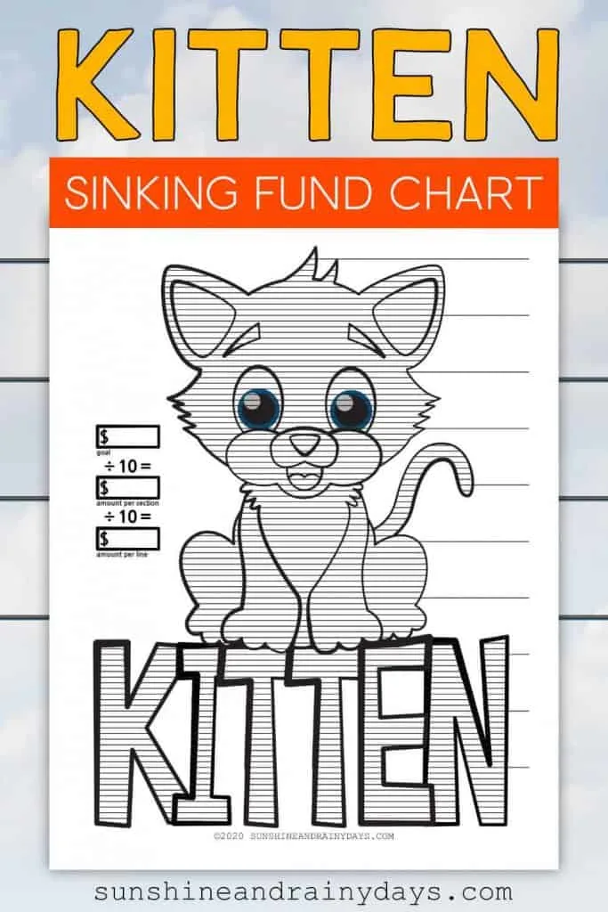 Kitten Sinking Fund Chart