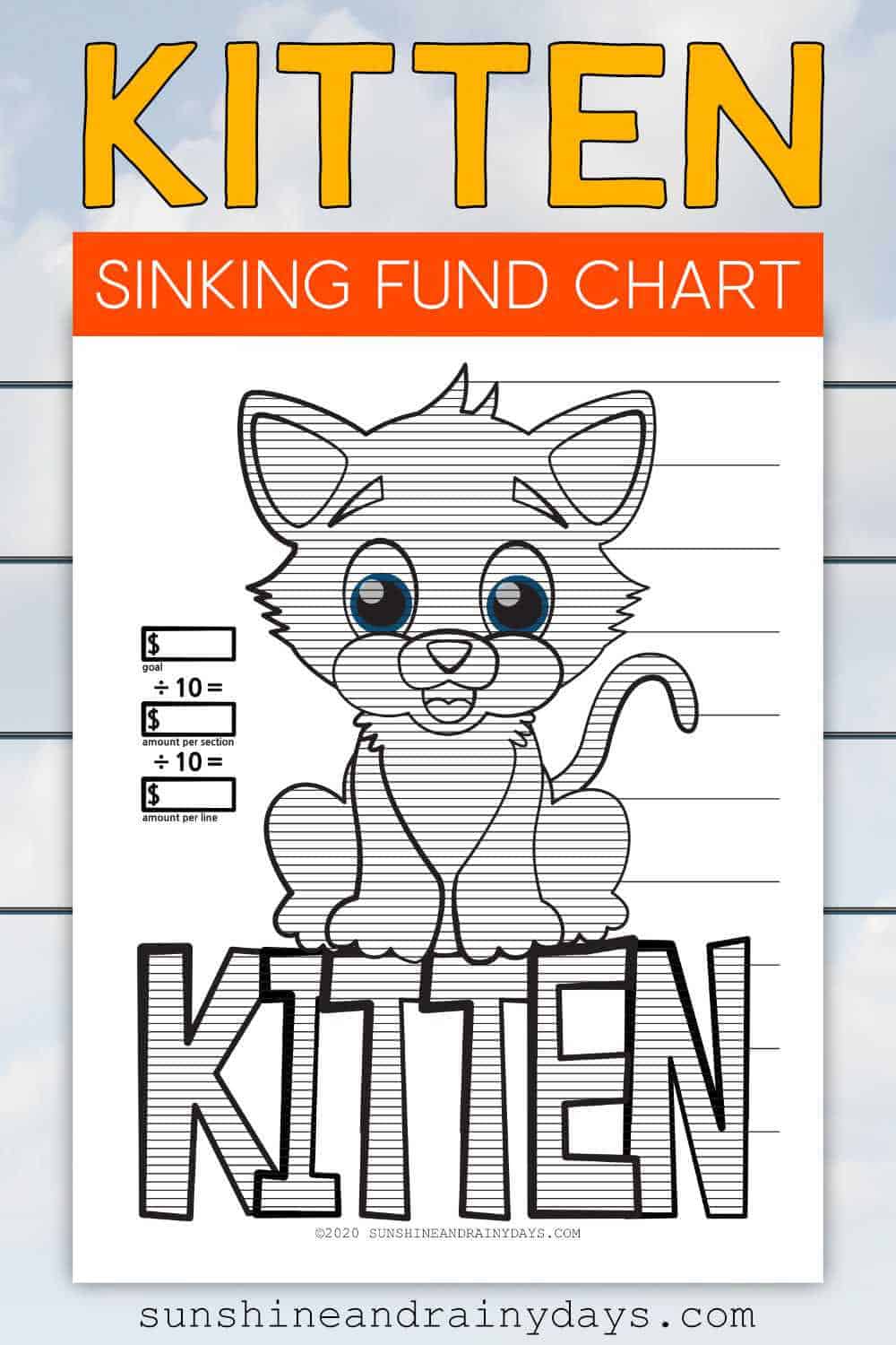 Kitten Sinking Fund Chart