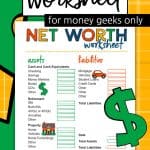 Net Worth Worksheet Printable