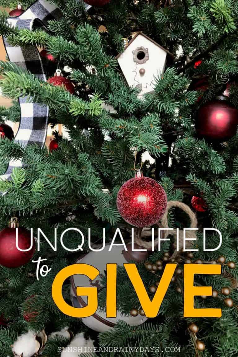 Unqualified to Give