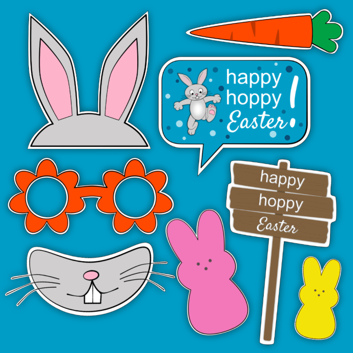 Easter Photo Props - Sunshine and Rainy Days