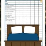 A sleep diary printable to help you record your sleep patterns.