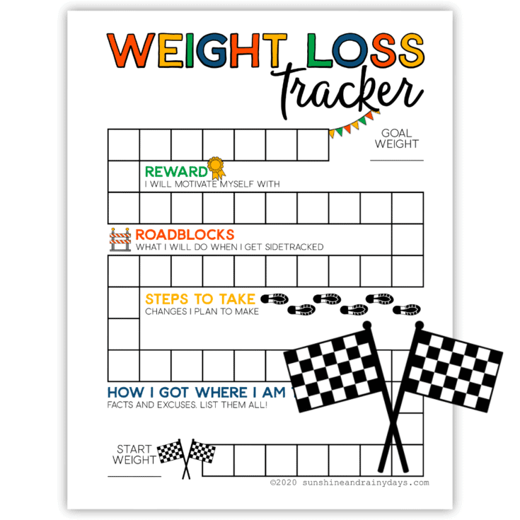 weight-loss-tracker-printable-sunshine-and-rainy-days