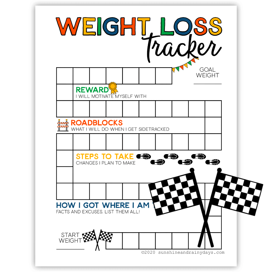 weight-loss-tracker-printable-sunshine-and-rainy-days