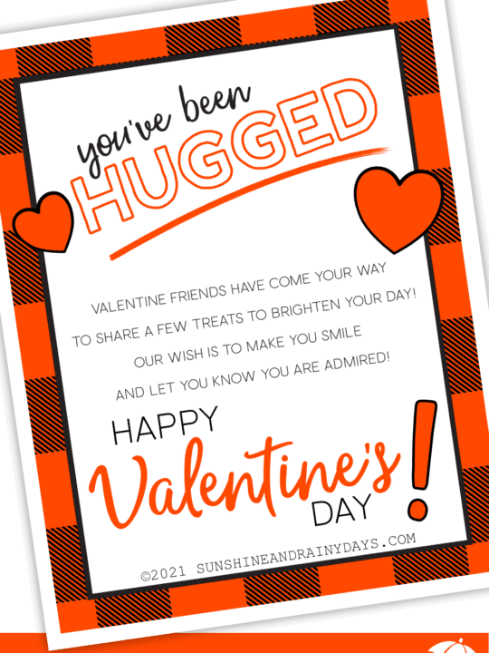 You #39 ve Been Hugged Printable