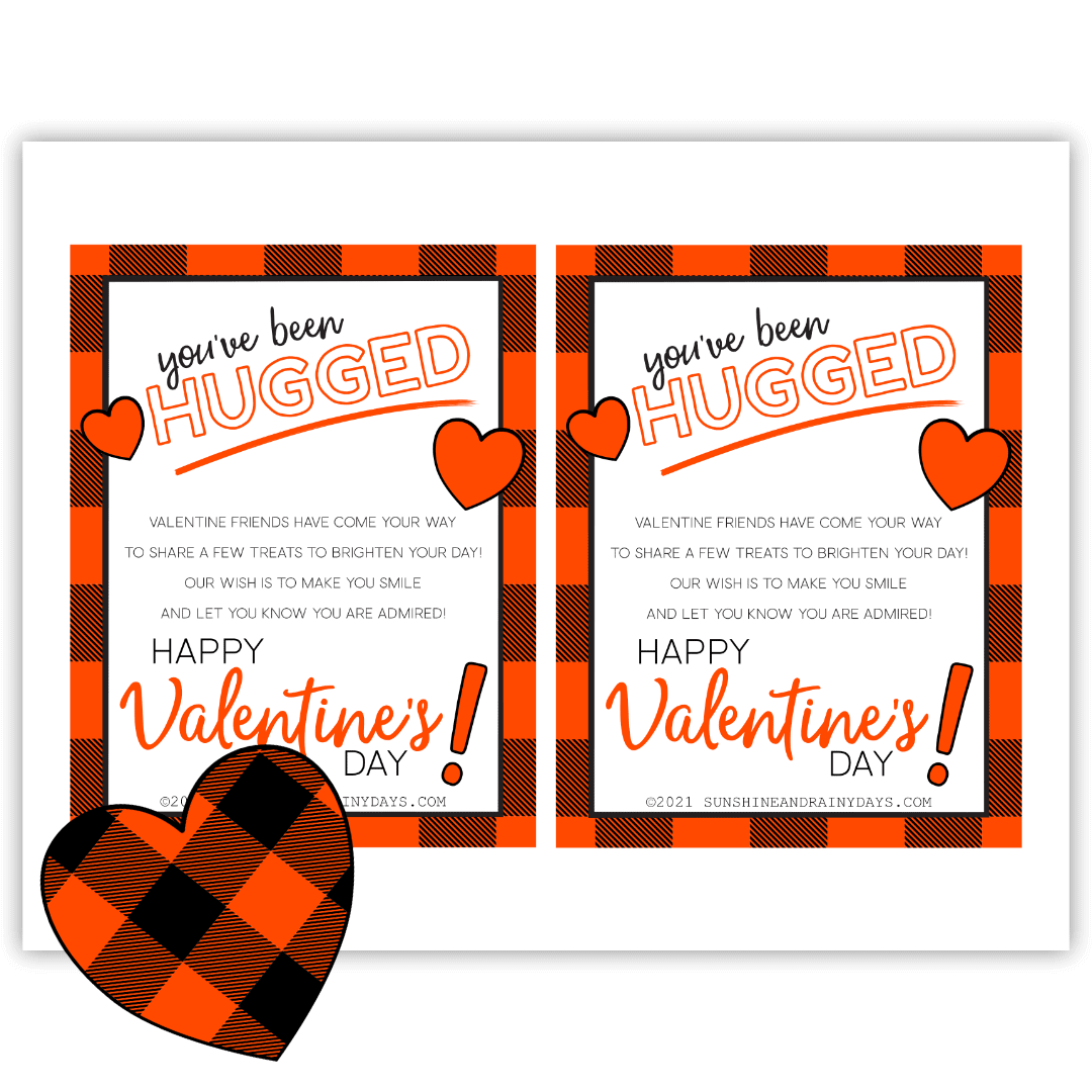 You ve Been Hugged Printable Sunshine And Rainy Days