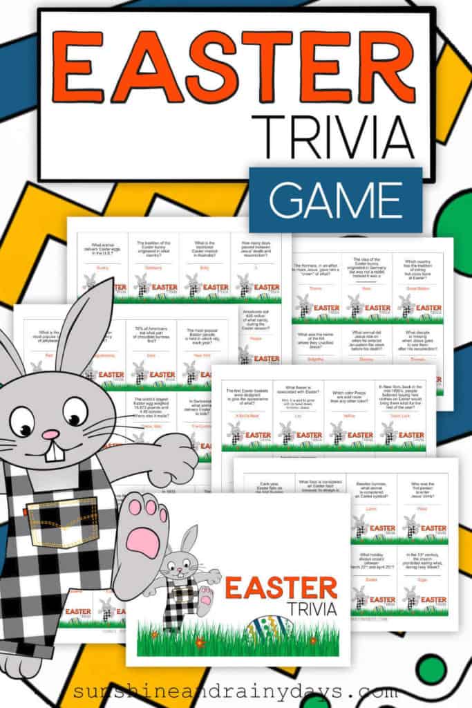 Easter Trivia Game Printables