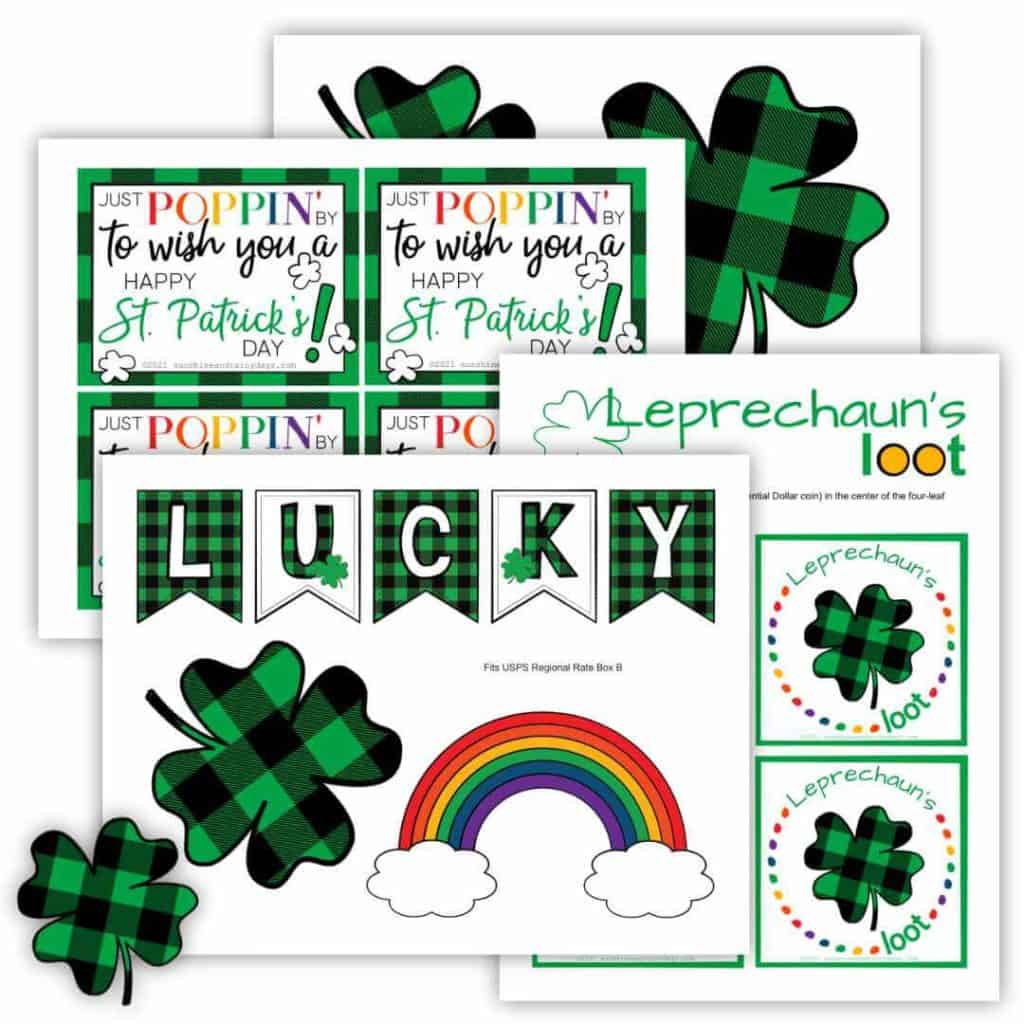St. Patrick's Day Care Package Printables