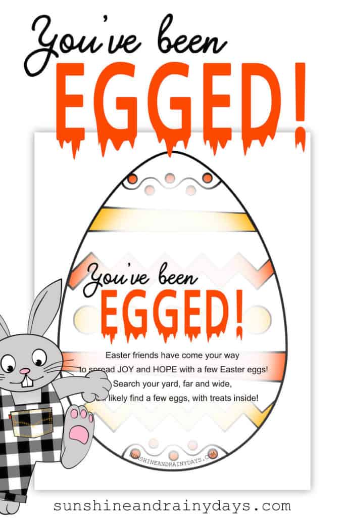 You've Been Egged Printable!