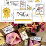 Mother's Day care package printables.