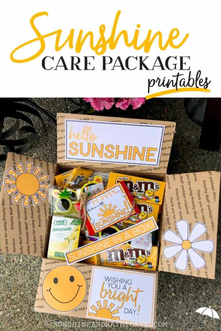 Sunshine Box Ideas To Brighten Someone’s Day!