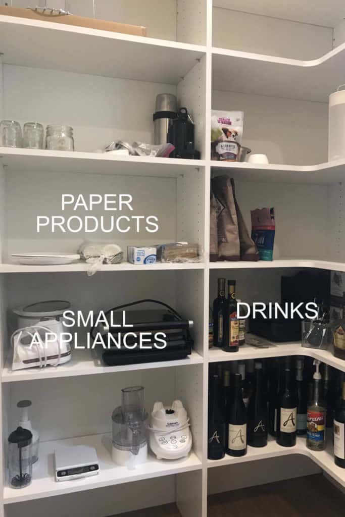 Organized Pantry - Paper Products