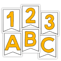 Large Banner Letters And Numbers You Can Print At Home! - Sunshine and ...
