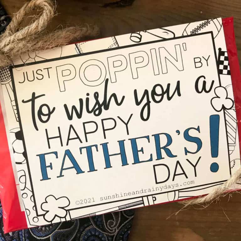 Father’s Day Popcorn Gift Idea