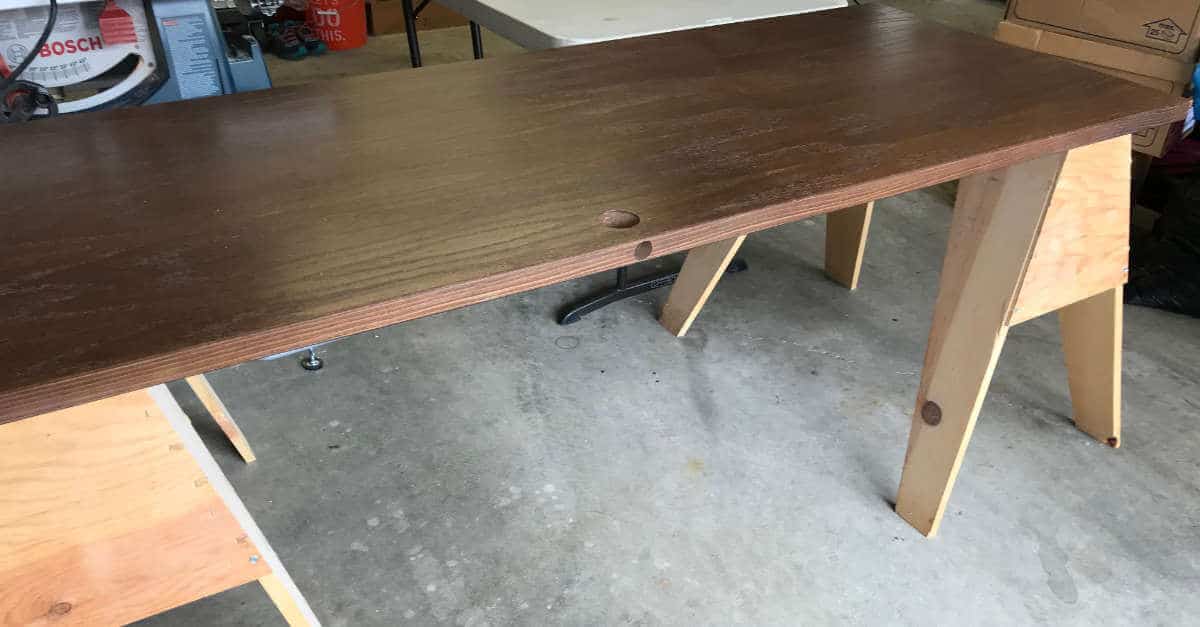 Garage Sale table idea.