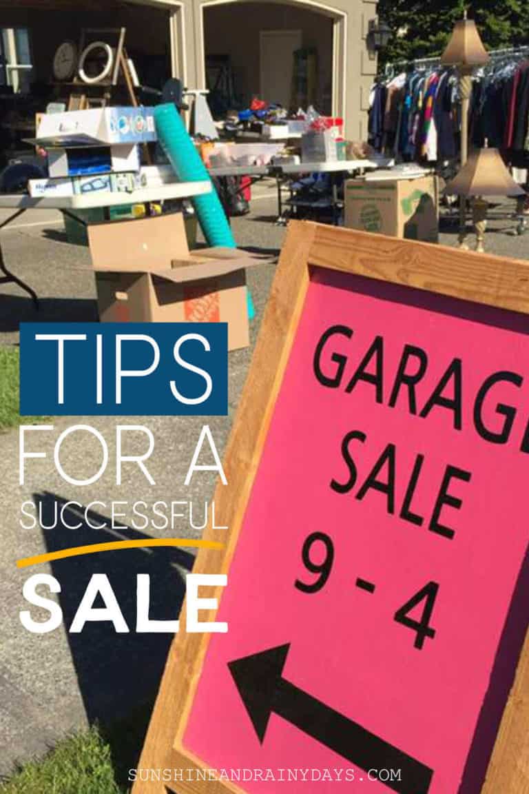 Garage Sale Tips For A Successful Sale