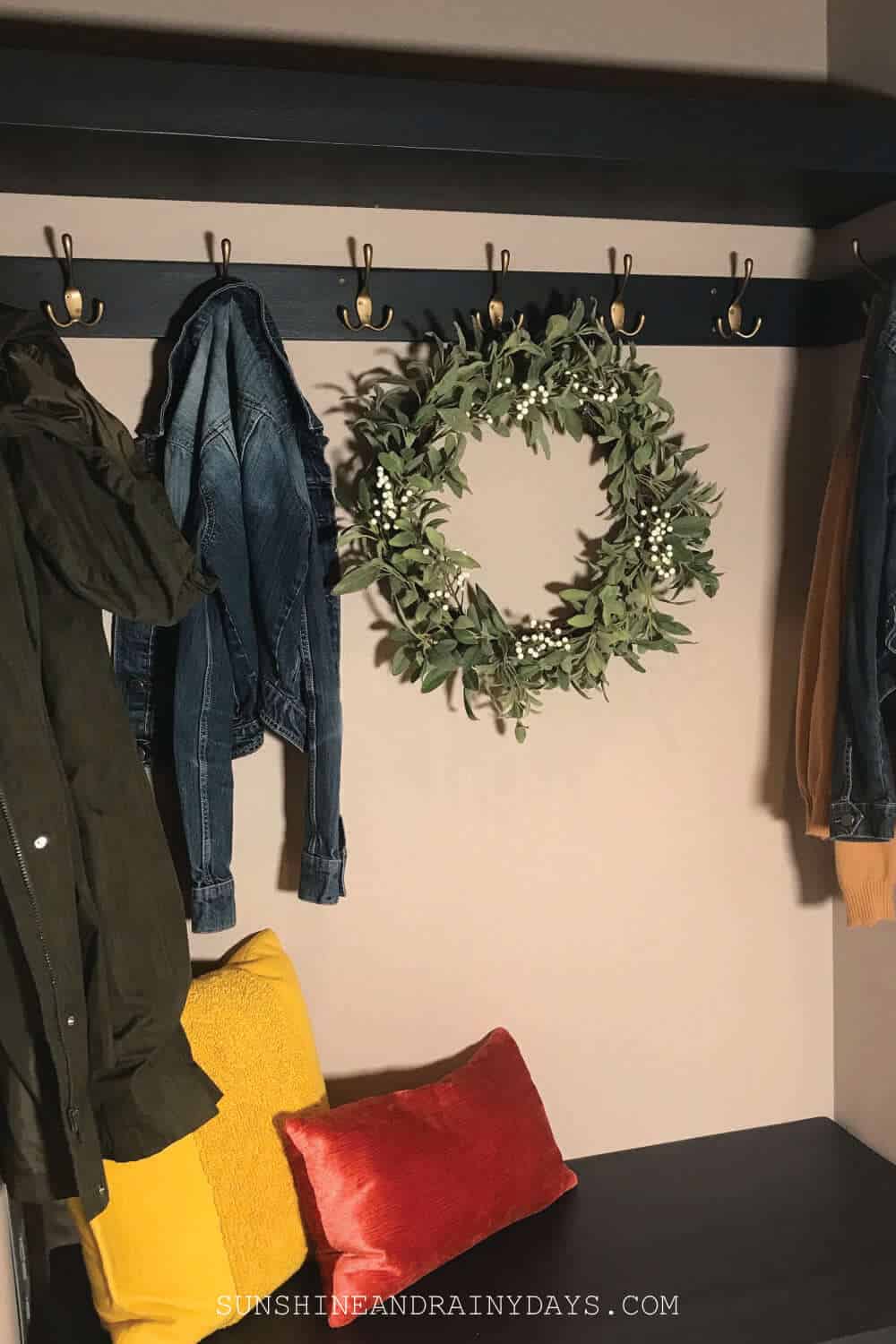 Turn a Coat Closetinto the perfect MUDROOM!