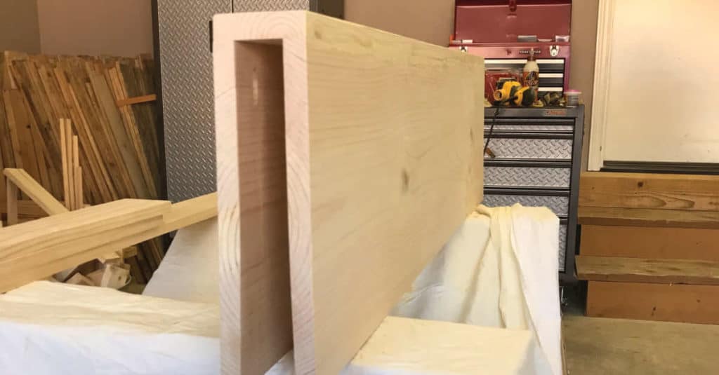 Building a floating shelf.