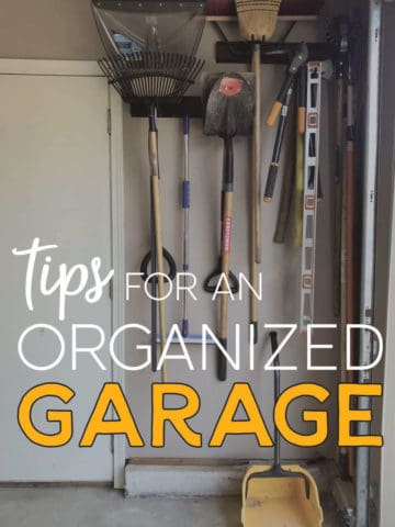 Tips for an organized garage.
