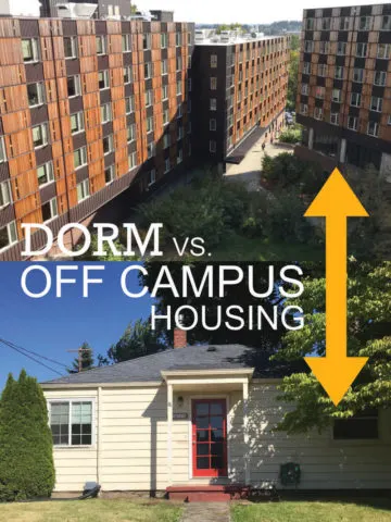 Dorm vs Off Campus Housing