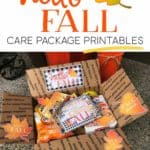 Hello Fall Care Package Printables
