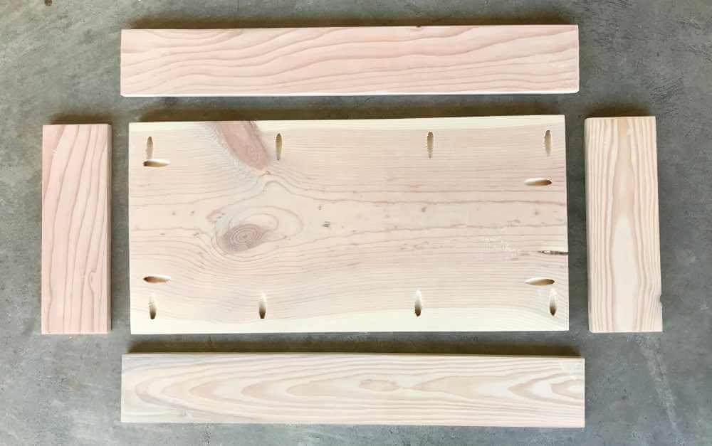 DIY Wood Tray Pieces
