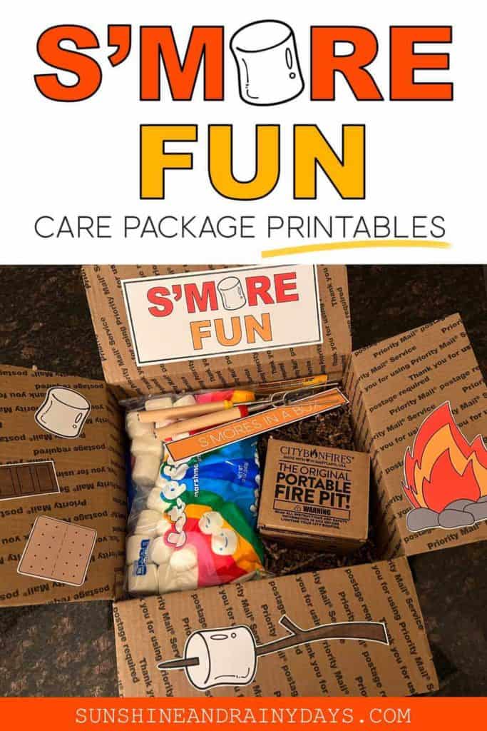 S'more Fun care package gift idea.