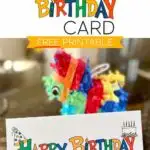 Happy Birthday Card that you can print at home!