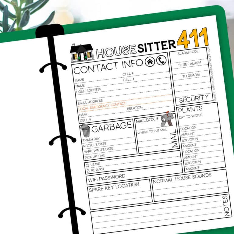 House Sitter Handbook