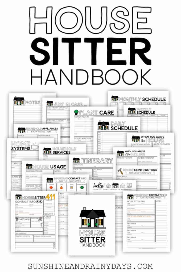 House Sitter Handbook