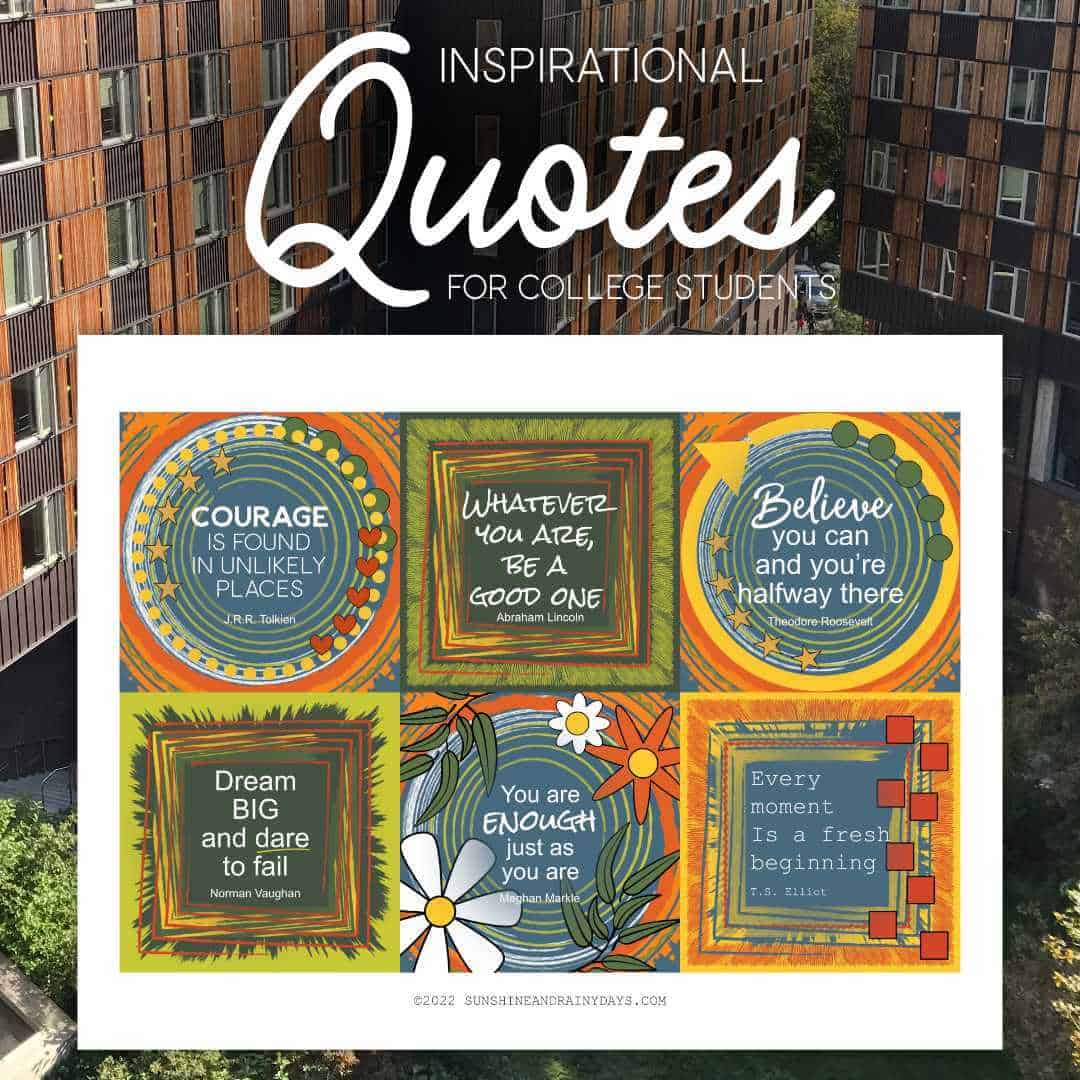 short inspirational quotes for college students