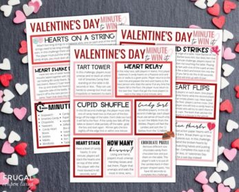 Valentine's Day Party Games For Adults - Sunshine and Rainy Days