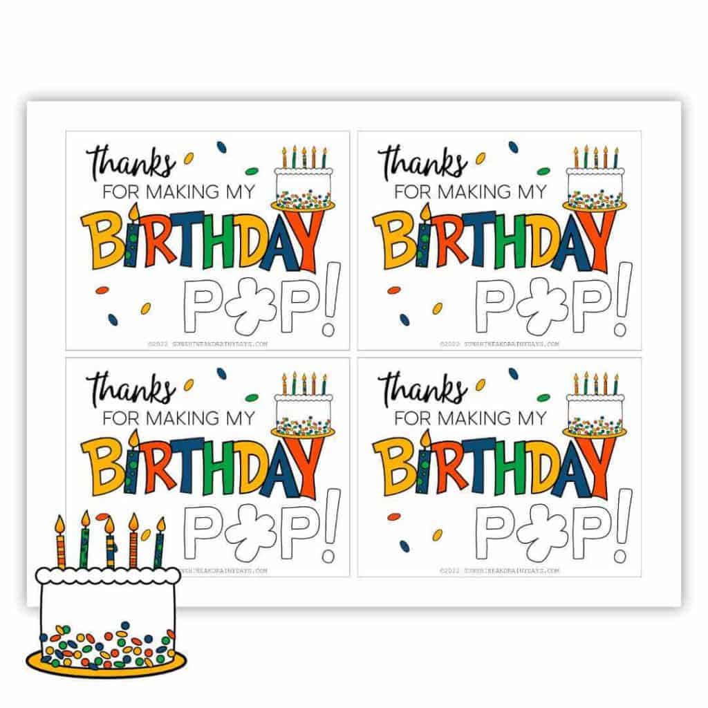 Popcorn Birthday Party Favor You Can Print At Home! - Sunshine and ...
