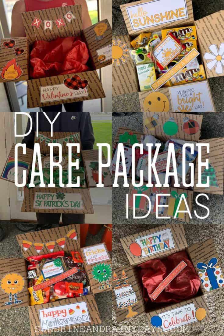 DIY Care Package Ideas Sunshine and Rainy Days